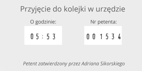Pieczątka godzina numerator Colop 60 DD + gumka Pieczątka godzina numerator Colop 60 DD + gumka