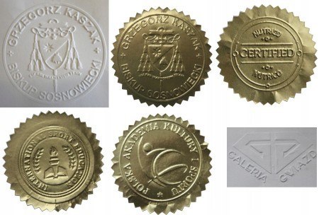 Sucha pieczęć suchy stempel typ "urząd" Sucha pieczęć suchy stempel typ "urząd"
