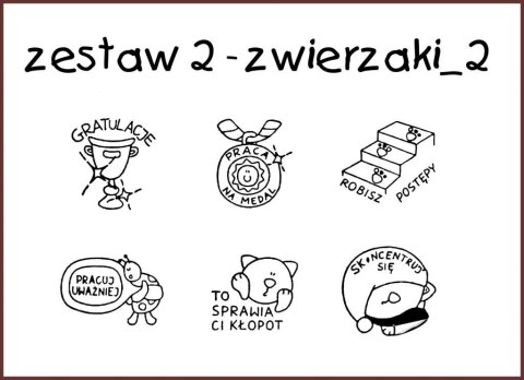 Pieczątki dla nauczycieli - 6szt Pieczątki dla nauczycieli - 6szt