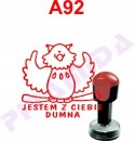 Pieczątka dla nauczycieli dzieci A92 kołek stempel