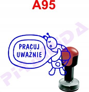 Pieczątka dla nauczycieli dzieci A95 kołek stempel Pieczątka dla nauczycieli dzieci A95 kołek stempel