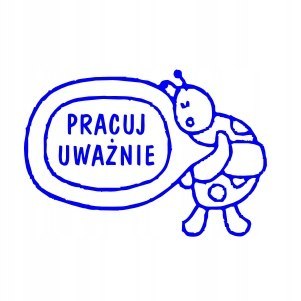 Pieczątka dla nauczycieli dzieci A95 kołek stempel Pieczątka dla nauczycieli dzieci A95 kołek stempel