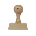 Gryf kołek drewniany z gumą - bez tuszu - 50x30mm