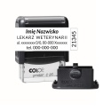 Pieczątka dla lekarza weterynarii - Colop C30 - 47x18mm